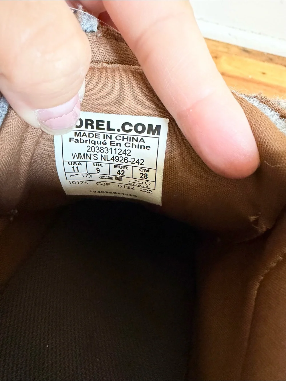 Sorel Women's Evie Ankle Lace Up Wedge Bootie Velvet Tan Blackened Brown Size 11